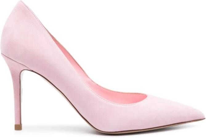 Le Silla Eva 80mm suede pumps Pink