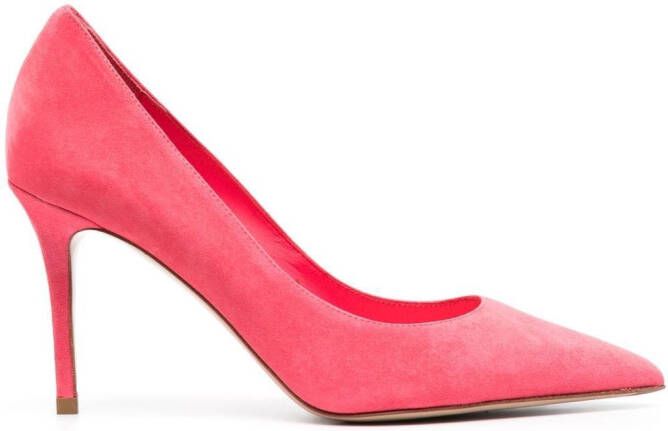 Le Silla Eva 90mm suede pumps Pink
