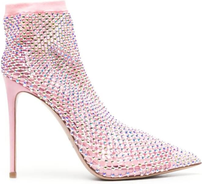Le Silla Gilda 100mm ankle boots Pink
