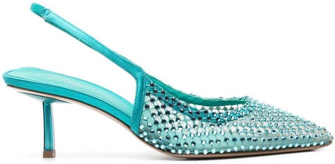Le Silla Gilda 70mm slingback pumps Blue