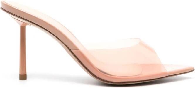 Le Silla Gilda 90mm translucent sandals Neutrals