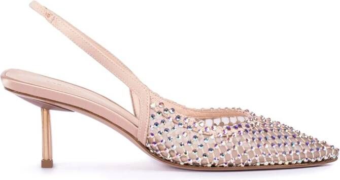 Le Silla Gilda crystal-embellished pumps Pink
