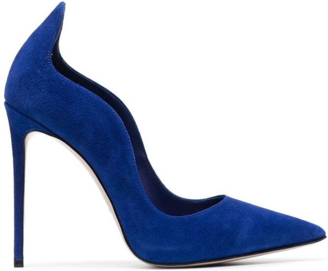 Le Silla Ivy scalloped pumps Blue