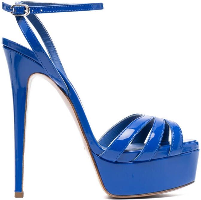 Le Silla Lola 140mm sandals Blue
