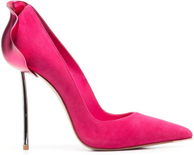 Le Silla Petalo 120mm suede pumps Pink