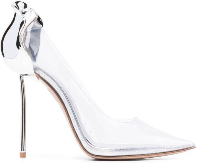 Le Silla Petalo pointed pumps Grey