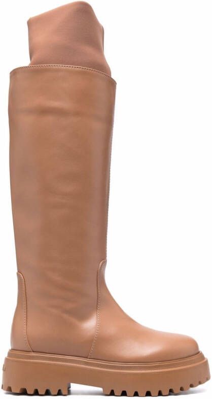 Le Silla Ranger knee-high boots Neutrals