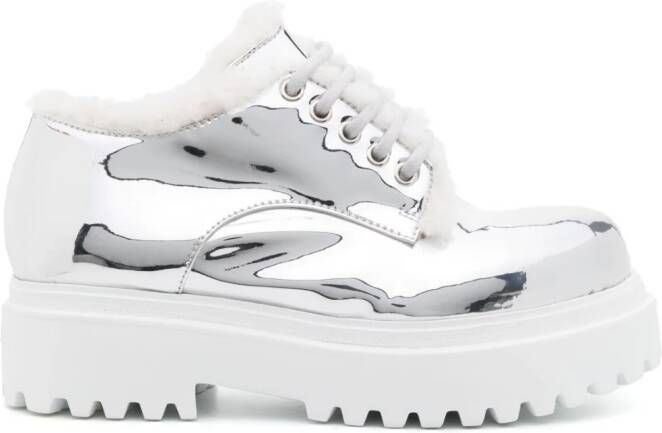 Le Silla Ranger lace-up shoes Silver