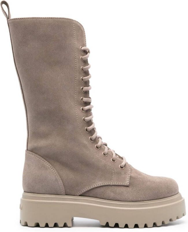 Le Silla Ranger suede boots Neutrals