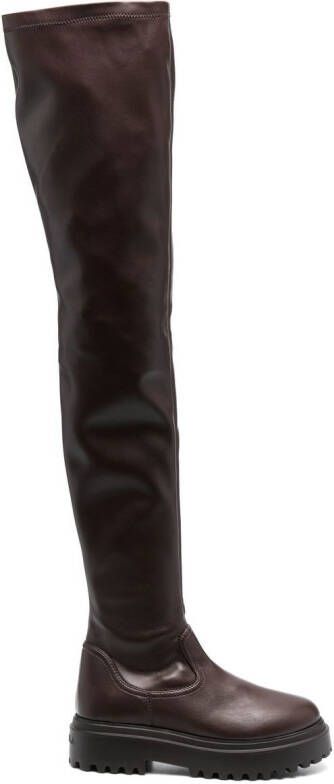 Le Silla Ranger thigh-high boots Brown