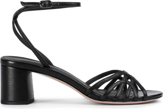 Le Silla Resort glittered sandals Black