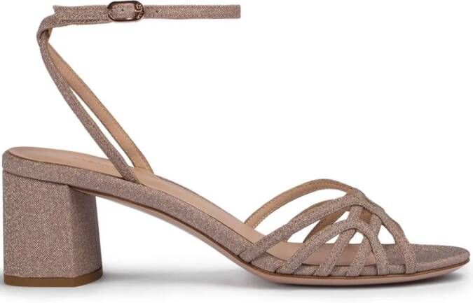 Le Silla Resort glittered sandals Neutrals