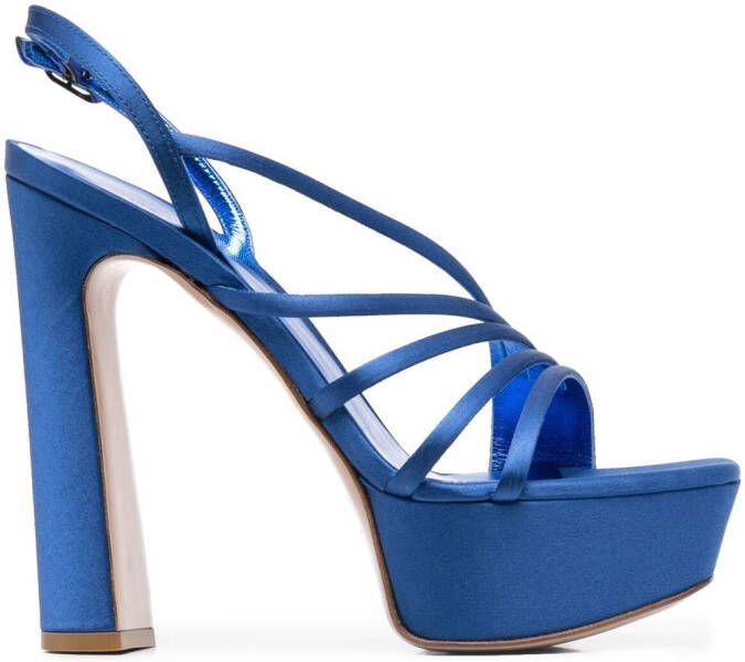 Le Silla Scarlet platform-sole sandals Blue