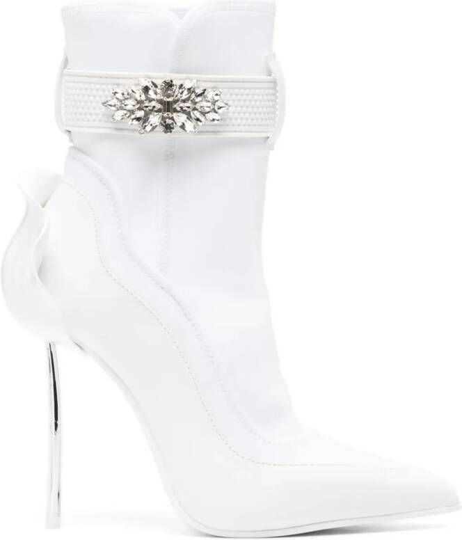 Le Silla Snorkeling 110mm ankle boots White