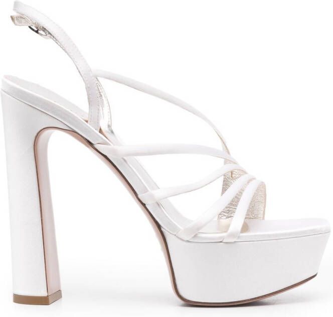 Le Silla strappy platform sandals White