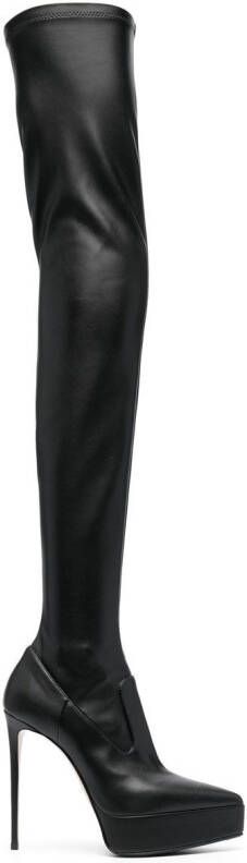 Le Silla UMA 125mm thigh-high boots Black