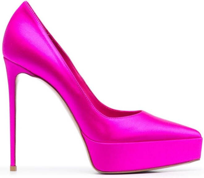 Le Silla Uma 140mm pointed pumps Pink