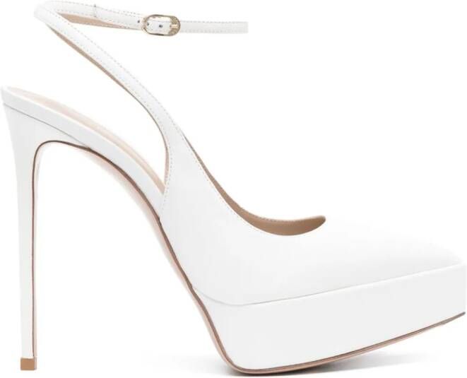 Le Silla Uma 140mm slingback pumps White