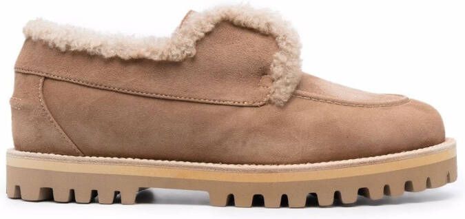 Le Silla Yacht suede loafers Neutrals