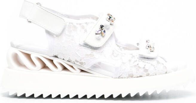 Le Silla Yui Wave sandals White
