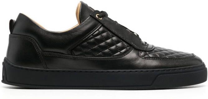 Leandro Lopes quilted high-top sneakers Black