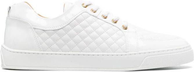 Leandro Lopes quilted low-top sneakers White