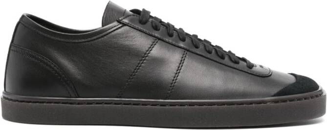 LEMAIRE Linoleum leather sneakers Black