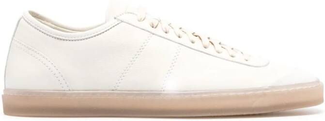 LEMAIRE Linoleum leather sneakers Neutrals