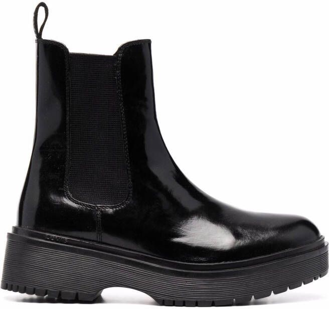 Levi's Bria two-tone platform boots White