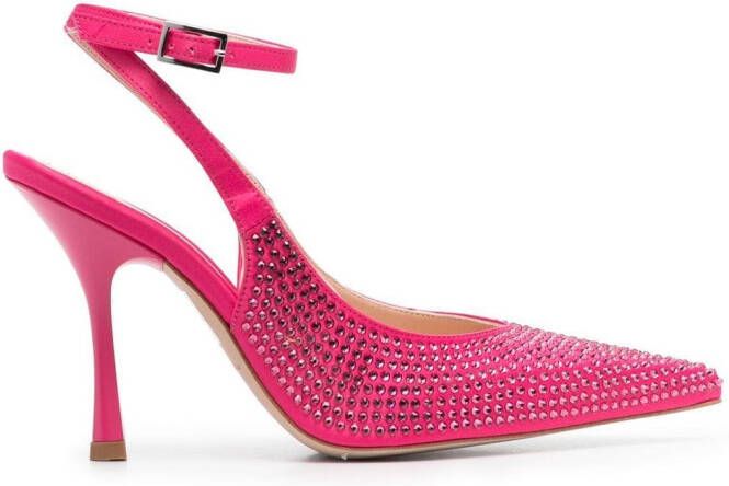 LIU JO embellished pointed-toe pumps Pink