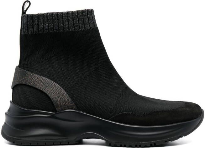 LIU JO Lily high-top sock sneakers Black