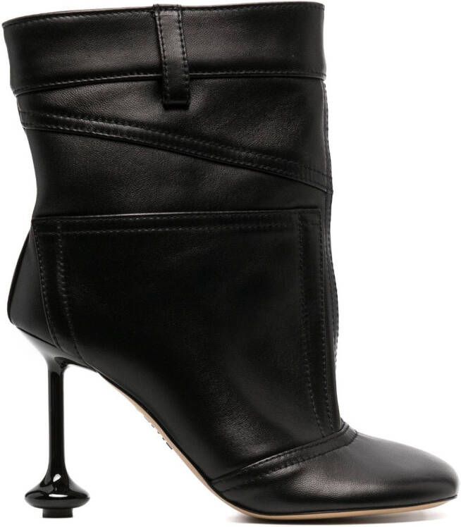 LOEWE Toy 90mm leather boot Black