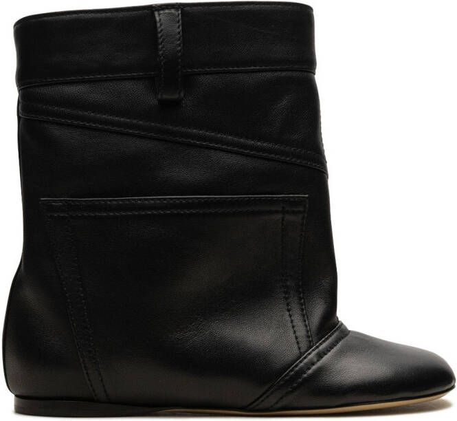 LOEWE Toy leather ankle boots Black
