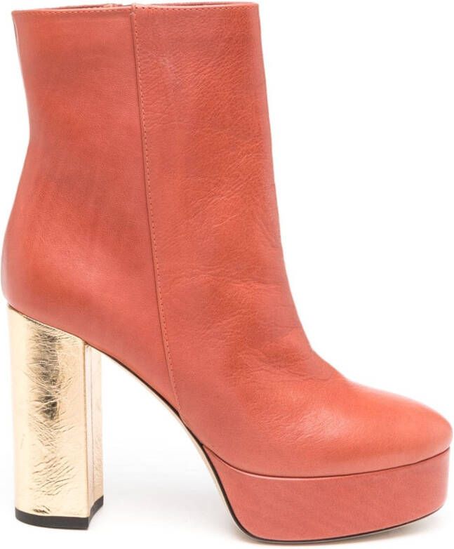 Madison.Maison Astrelle 110mm leather boots Brown