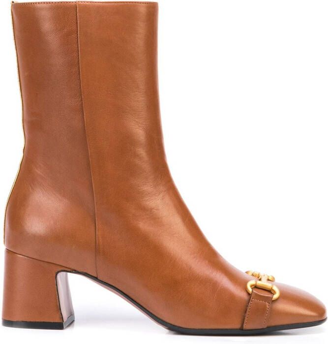 Madison.Maison horsebit leather boots Brown