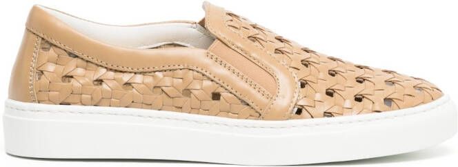 Madison.Maison perforated low-top sneakers Brown