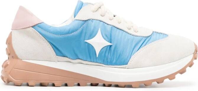 Madison.Maison Star suede-trimmed sneakers Blue