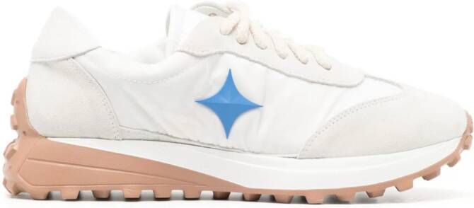 Madison.Maison Star suede-trimmed sneakers White