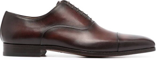 Magnanni Caoba distressed oxford shoes Brown