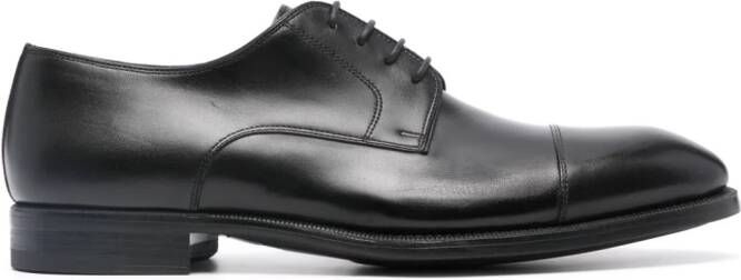 Magnanni Harlan leather derby shoes Black