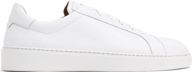 Magnanni leather low-top sneakers White