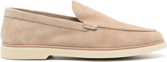 Magnanni Lourenco suede loafers Neutrals