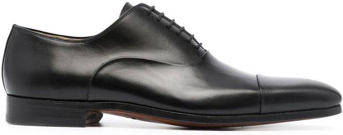 Magnanni Negro leather Oxford shoes Black
