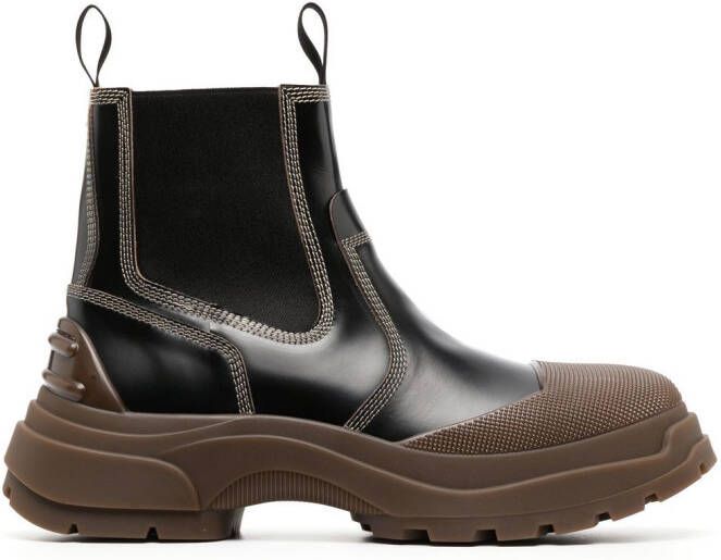 Maison Margiela Alex leather ankle boots Black