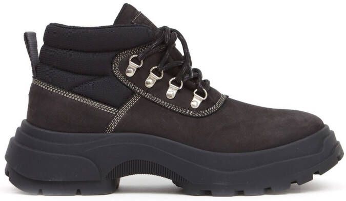 Maison Margiela Alex leather hiking boots Black