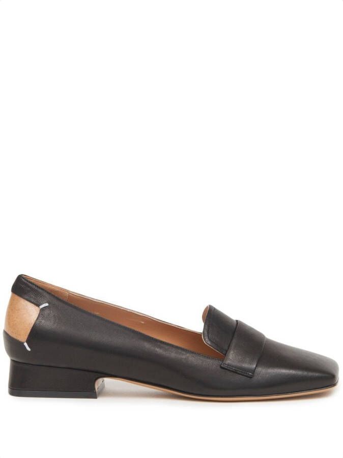 Maison Margiela Four Stitches decortiqué loafers Black