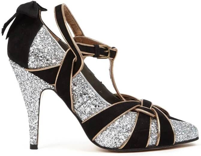 Maison Margiela Tabi Monster panelled pumps Black