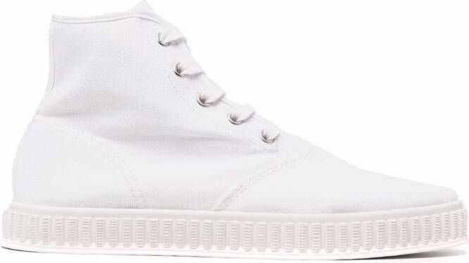 Maison Margiela high-top cotton sneakers White