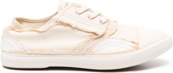 Maison Margiela Inside-out canvas sneakers Neutrals