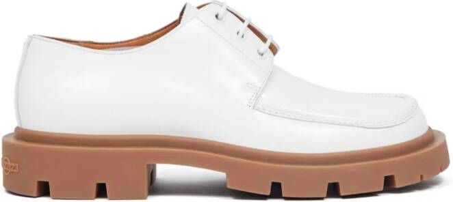 Maison Margiela Ivy leather Derby shoes White